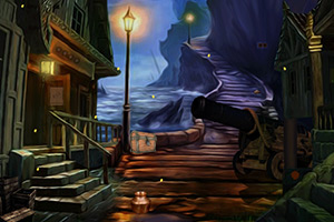 逃离凌乱的街道