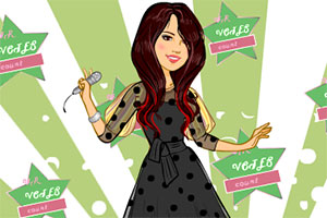 打扮美丽的赛琳娜