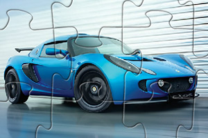 蓝色路特斯拼图