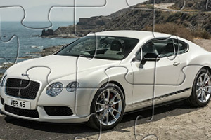 白色宾利汽车拼图