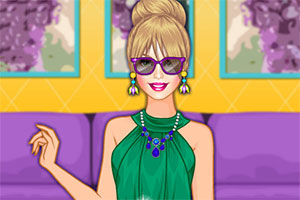 芭比的绿色服饰