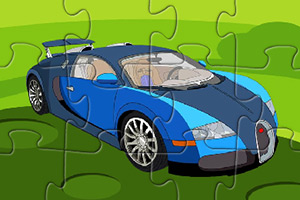 卡通布加迪拼图