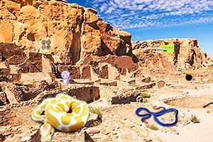 逃离荒芜的峡谷