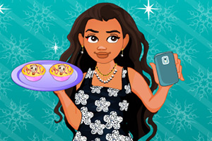 莫娜制作松饼蛋糕