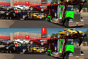 商品车运输车找不同