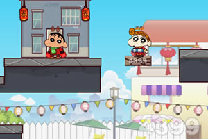 蜡笔小新兄妹春节大拜年