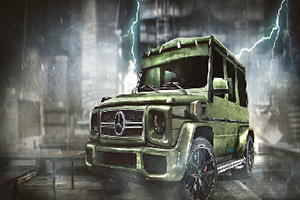 奔驰越野车拼图