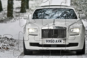 白色劳斯莱斯拼图