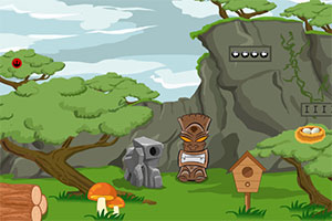 轻快的男孩逃脱