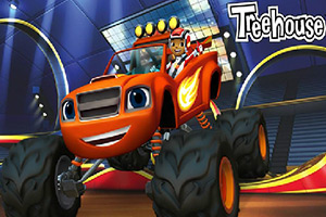 红色大脚车拼图