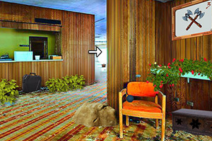 逃离破旧的旅馆