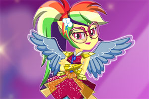 彩虹女孩的美丽