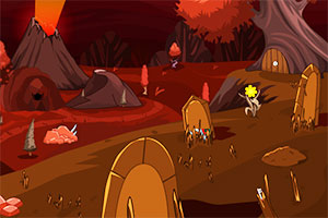 逃出神秘的火山