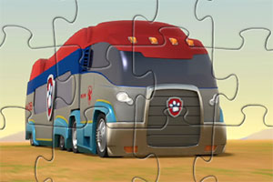 狗狗卡车拼图