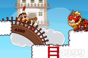 蜡笔小新炸年兽选关版