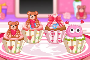 甜蜜情人节纸杯蛋糕