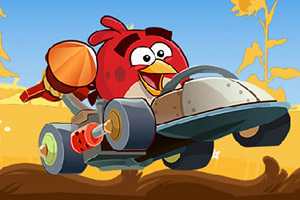 红色愤怒鸟找字母