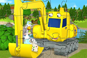 快乐挖掘机拼图