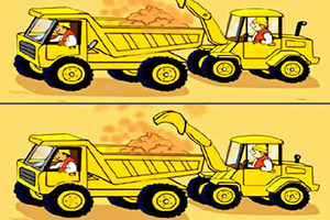 挖掘卡车找不同