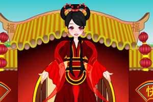 美丽仙女过新年