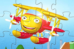 卡通飞机拼一拼
