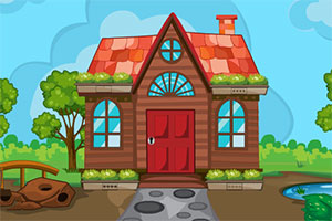 卡通花园房子逃脱