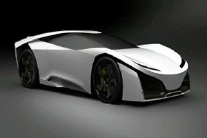 新概念炫酷跑车拼图