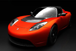 红色特斯拉拼图