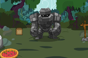 救援受困的石巨人