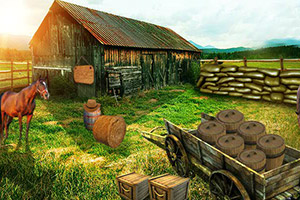 逃离牛仔的木屋