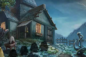 山间老旧房屋逃生