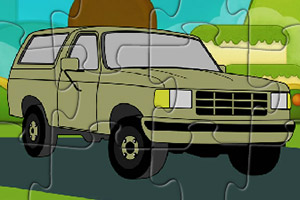 霸气吉普车拼图