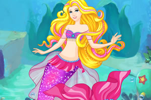 人鱼芭比公主装扮