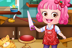 可爱宝贝当木匠