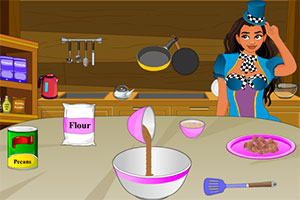 莫纳制作生日蛋糕