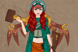 蒸汽时代的朋克女