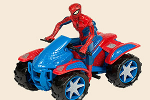 蜘蛛侠骑越野车