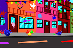 逃出胡里节气氛