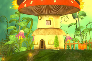逃离卡通蘑菇房