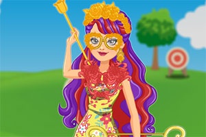 射箭的帅气女孩