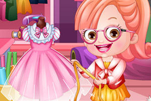 可爱宝贝当服装设计师