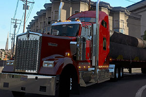 十八轮卡车找轮胎