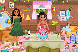 生日派对的打扫