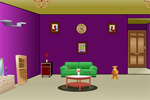 现代紫色房子逃出