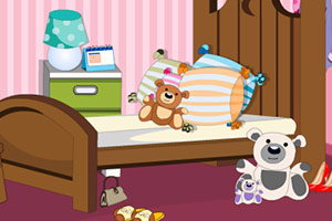 女孩卧室找物品