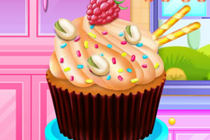 五颜六色的松饼