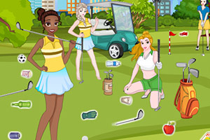 打扫高尔夫球场