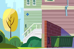 救援受困的小鹦鹉