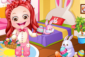可爱宝贝过复活节