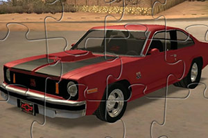 红色的雪佛兰拼图